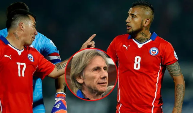 Ricardo Gareca no llamó a Arturo Vidal, entre otros jugadores de la generación dorada para los próximos partidos de la selección chilena.   