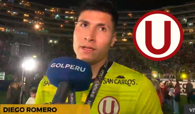 Diego Romero fue bicampeón con Universitario.   