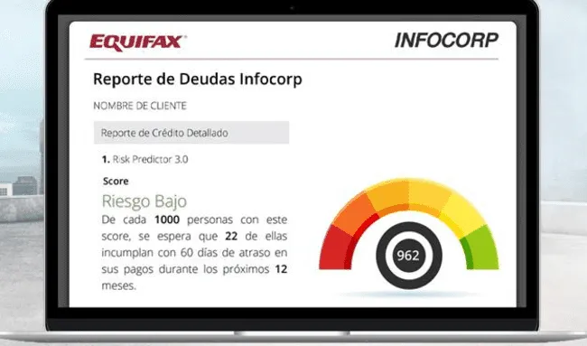 Puntaje de Infocorp   