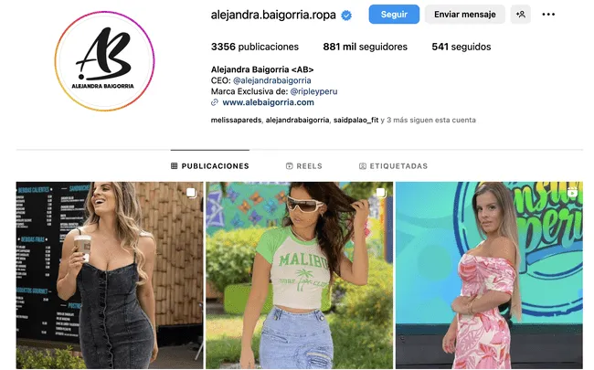 Este es el gran negocio de Alejandra Baigorria que la llevó al éxito en la moda.   