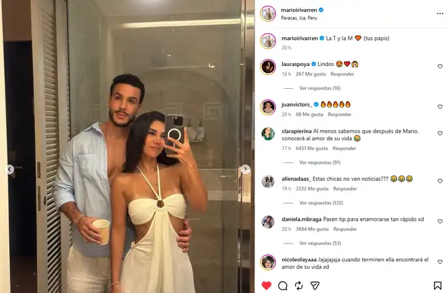 Mario Irivarren pasó la página y comparte su nuevo amor. Mario Irivarren pasó la página y comparte su nuevo amor.