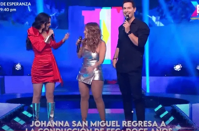 Cristian Rivero y Johanna San Miguel tienen una gran diferencia de estatura.   