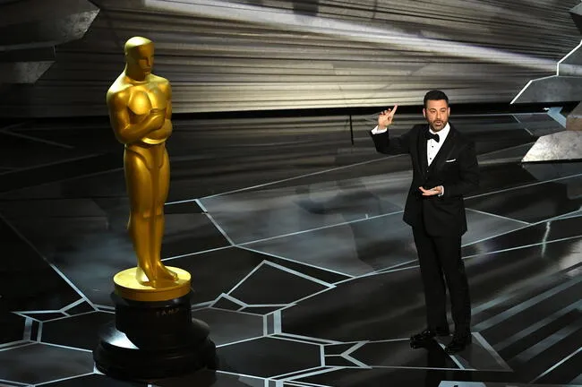Jimmy Kimmel presentó las ceremonias del 2017 y 2018. Foto: The Oscars.   