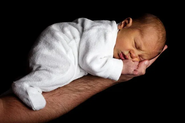 Bebé en brazo: Imagen referencial/ Pixabay   