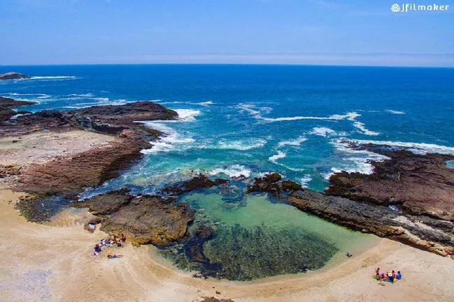 Playa de Tuquillo ofrece aguas turquesas para disfrutar del verano. (Foto: Municipalidad de Huarmey)   