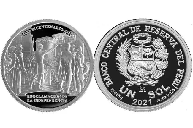 Así luce la moneda de 1 sol del Bicentenario que vale más de 2 mil soles.<br>Fecha de subida    