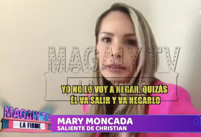  Mary Moncada habló en exclusiva con el programa de Magaly Medina. foto: Captura ATV    