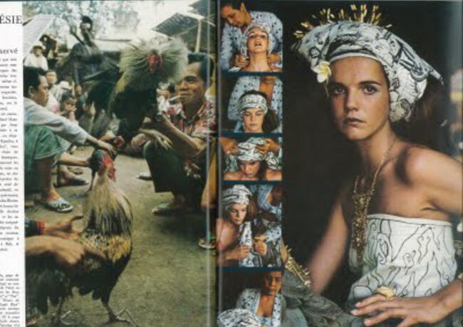 La mamá de Kina Malpartida empezó a modelar a los 17 años. Foto: Maurice Hogenboom/Vogue Francia 1971    