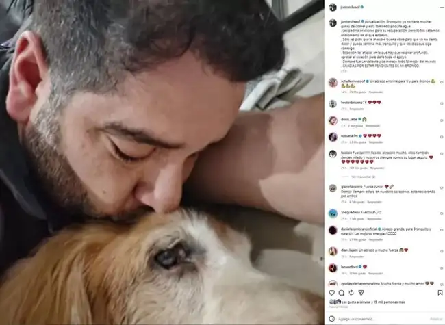 Junior Silva se despidió de su 'bebé'. 