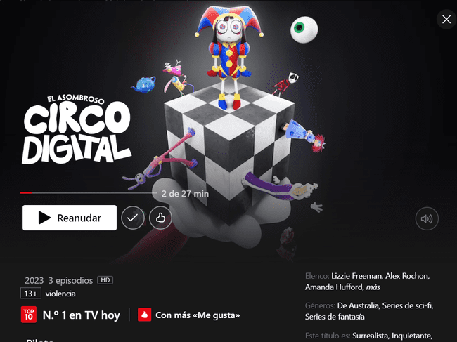 <strong>'El asombroso circo digital' ha regresado a Netflix</strong>   