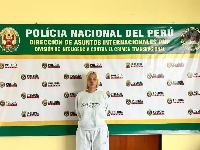 Nadeska Widausky es una modelo peruana involucrada en distintos casos de la farándula. Foto: PNP  