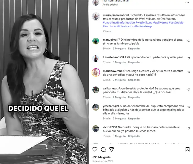  <strong>Usuarios en redes cuestionan a Marisel Linares</strong>    