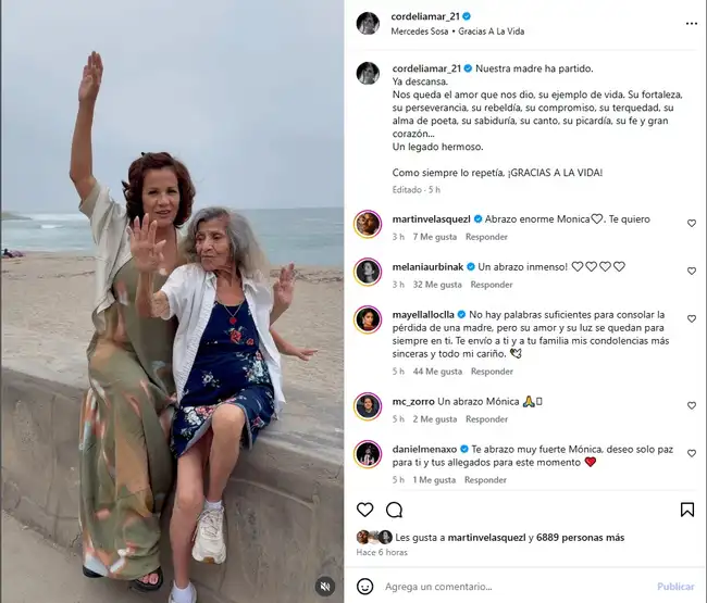 Mónica Sánchez reveló triste pérdida. Mónica Sánchez reveló triste pérdida.