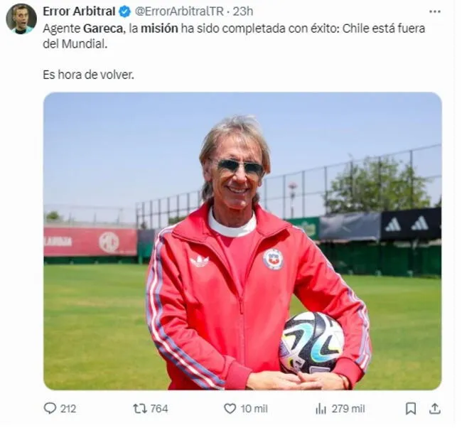 Hinchas de la selección peruana sobre Ricardo Gareca y "su misión".   