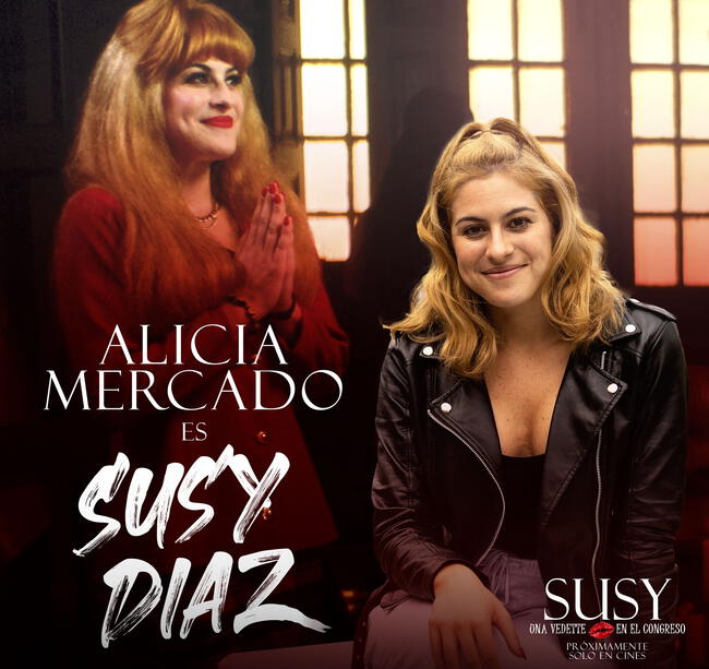 Alicia Mercado es la actriz que le dará vida a Susy Díaz en su esperada película.   