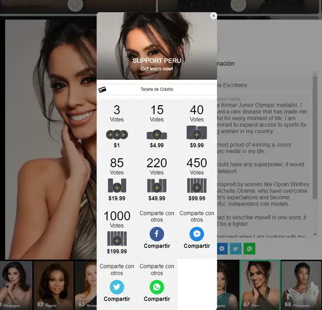  (Foto: Captura de pantalla de Miss Universe)    