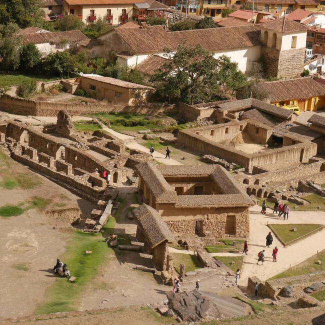  Los turistas nacionales podrán visitar el parque Arqueológico de Ollantaytambo. (Foto: Yesenia Olivares / Wapa)    