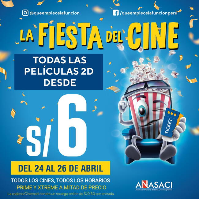 Los peruanos podrán comprar las entradas en Cineplanet.   