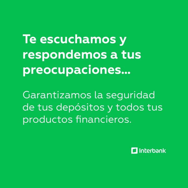 Interbank emitió nuevo comunicado sobre la vulneración de su sistema.   