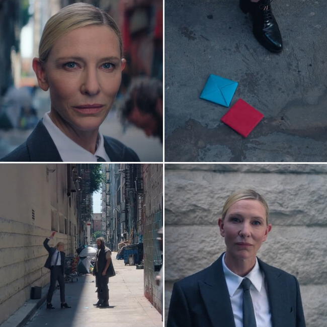 <strong>El cameo de Cate Blanchett en 'El juego del calamar 3'.</strong> <strong>El cameo de Cate Blanchett en 'El juego del calamar 3'.</strong>