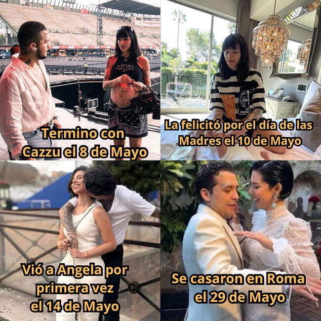 Nodal con Cazzu y Ángela Aguilar Nodal con Cazzu y Ángela Aguilar