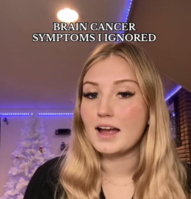 El tumor fue hallando en junio pasado, casi por casualidad, luego que Carson tuviera un accidente de auto. Foto: TikTok. El tumor fue hallando en junio pasado, casi por casualidad, luego que Carson tuviera un accidente de auto. Foto: TikTok.