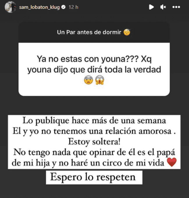 La respuesta de Samahara Lobatón sobre qué relación tiene con Youna   