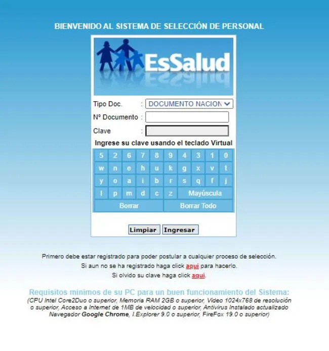 Sigue los pasos para la nueva convocatoria laboral de EsSalud a nivel nacional. 