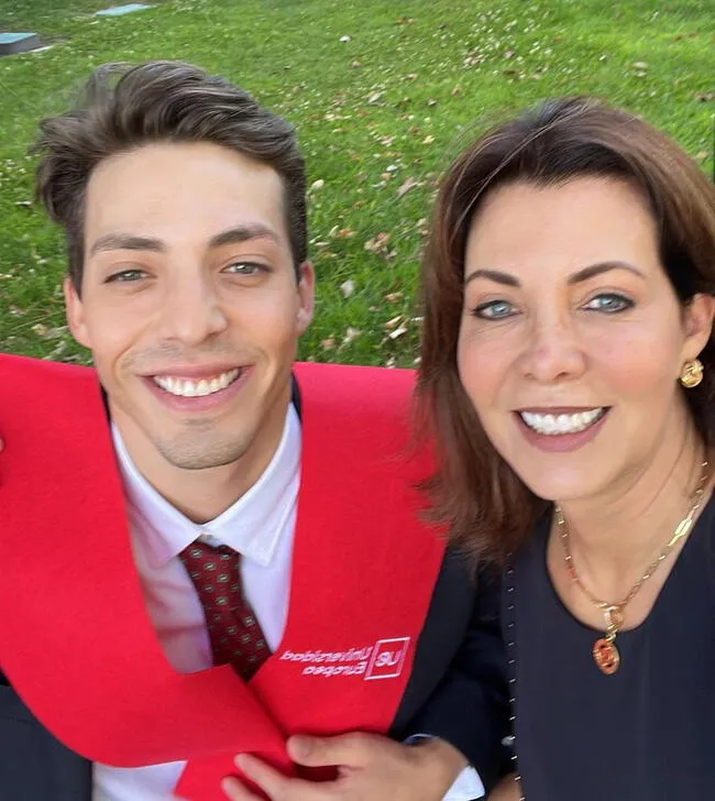 María Teresa Braschi compartió un enternecedor mensaje sobre la graduación de su hijo.   