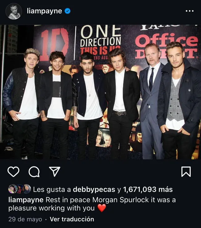  Último mensaje de despedida de Liam Payne    