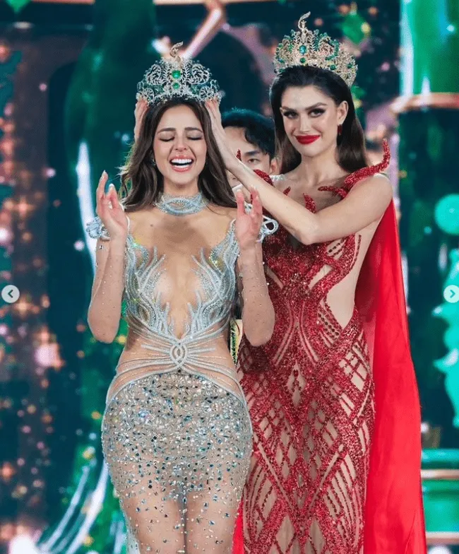 Luciana Fuster es coronada como Miss Grand International 2023. Foto: Instagram/lucianafusterg   