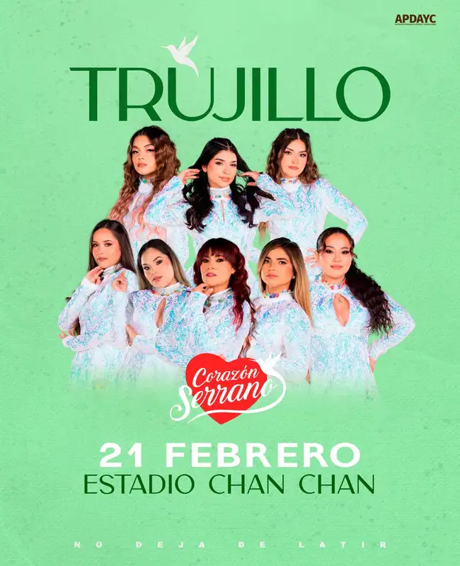 Así anunciaba Corazón Serrano su presentación (Foto: Facebook)   