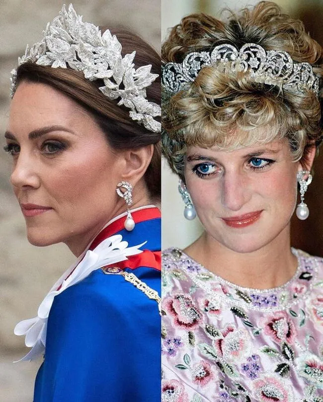 Kate Middleton hace presente a Lady Di en la coronación real. | Difusión.    
