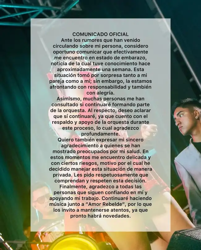 Camila Doza anuncia que está embarazada. Foto: Instagram de Camila Doza Camila Doza anuncia que está embarazada. Foto: Instagram de Camila Doza