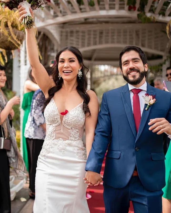  Fabianne Hayashida y Mario Rangel se casaron en el 2021.    