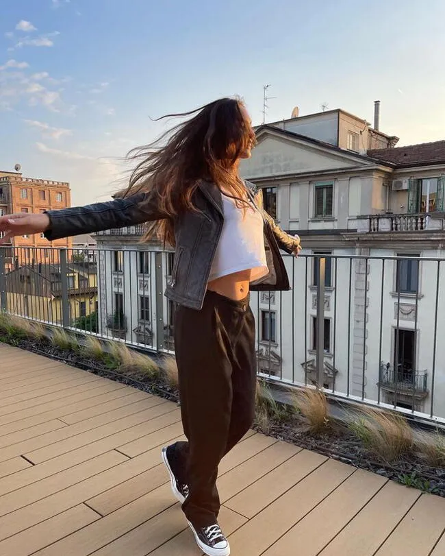 Natalie Vértiz es un espíritu libre en Italia. | Instagram.    