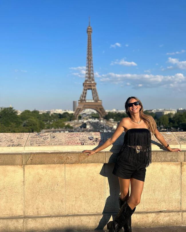 María Grazia Gamarra enamora con su estilo cowboy en París. | Instagram.   