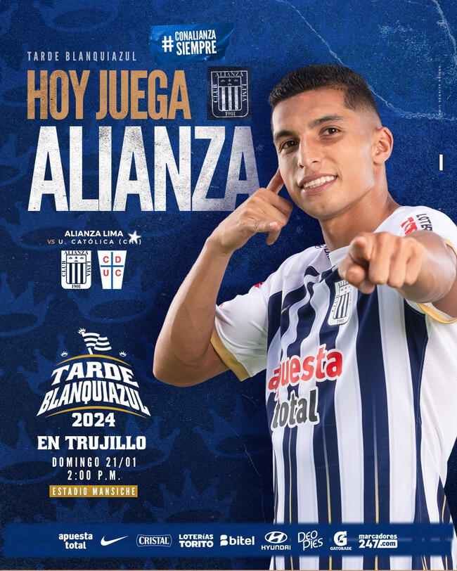 Alianza Lima jugará su último amistoso antes de iniciar el campeonato de la Liga 1.   