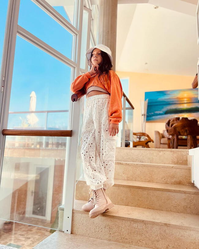 Hija de Tilsa Lozano causó sensación con un dulce look. | Instagram.   