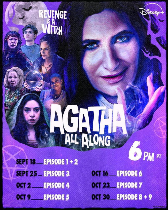 <strong>Hora y fecha de estreno de "Agatha All Along"</strong>   