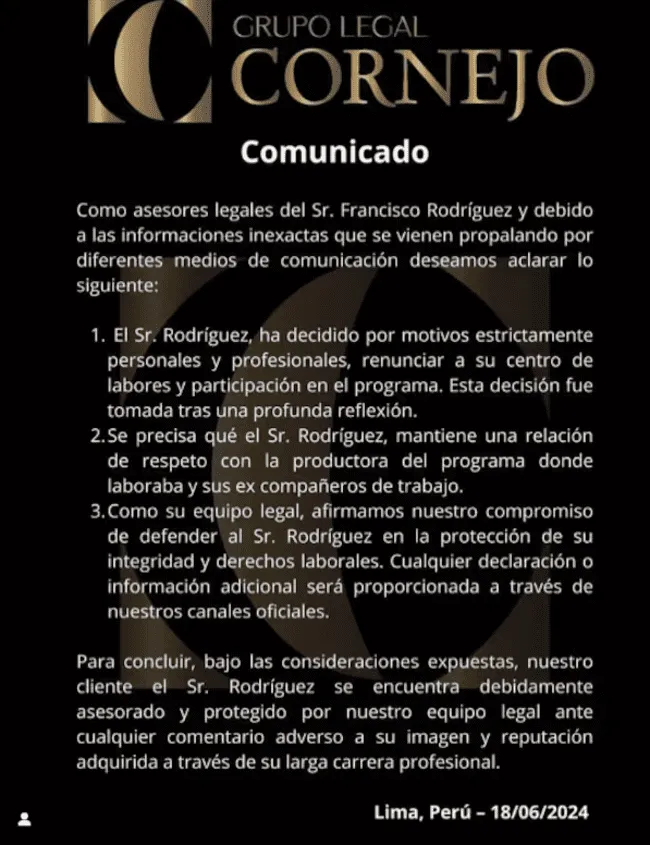 Abogados de Pancho Rodríguez   