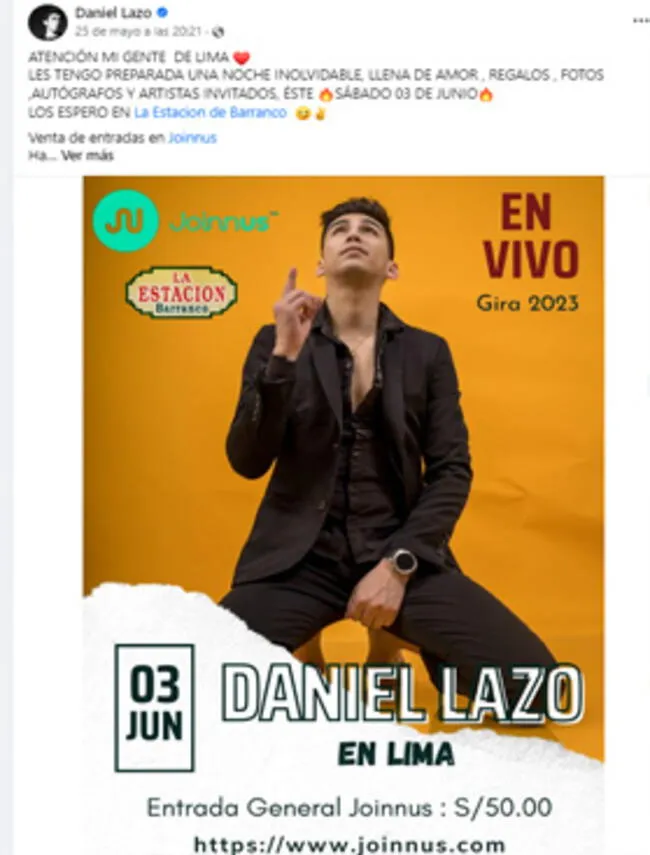 Daniel Lazo recibió el 'troleo' de los usuarios.   