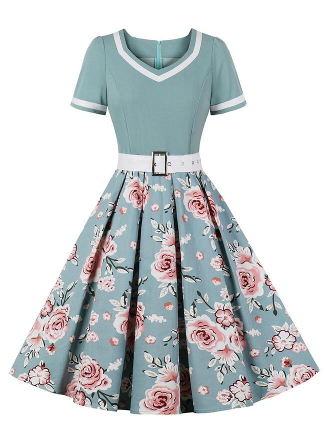Vestido vintage de los años 50. | Difusión. 