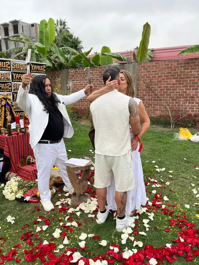 Karla Tarazona y Christian Domínguez listos para compartir toda la vida juntos.  
