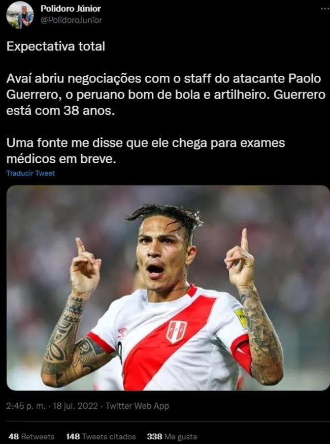 Paolo Guerrero.   