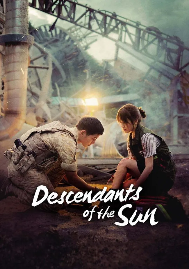 <strong>Song Joong-ki y Song Hye-kyo en "Descendientes del sol"</strong>   