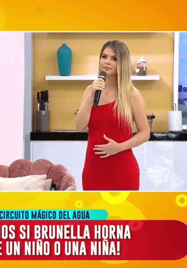 Brunella Horna revela el sexo de su bebé. | Difusión.    