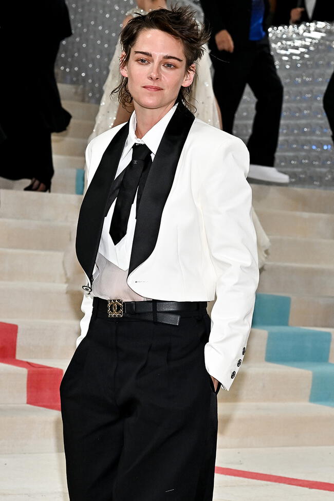 Kristen Stewart apostó por un lujoso pantalón de Chanel. | difusión.    