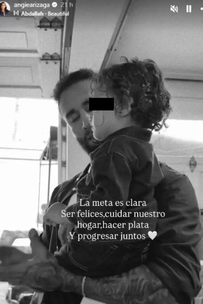 Angie Arizaga comparte mensaje sobre la familia.  